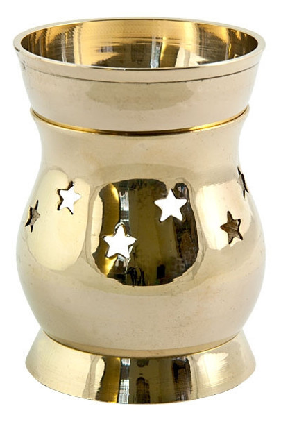  3.75" Star Brass Aroma Lamp 