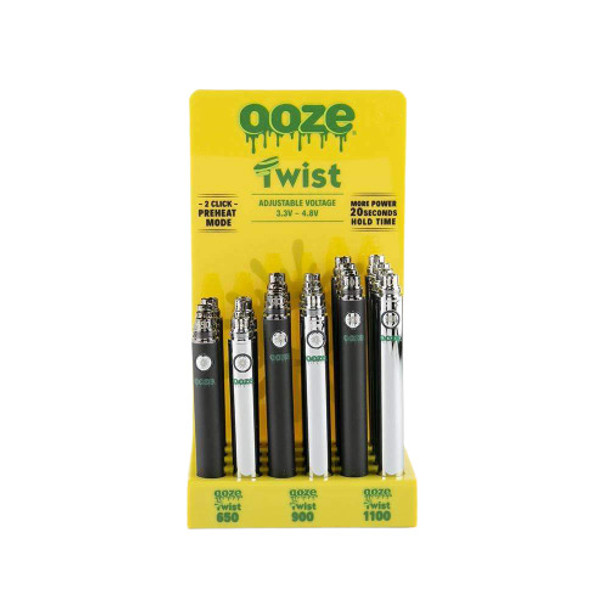  OOZE TWIST BATTERY DISPLAY 24 CT. 