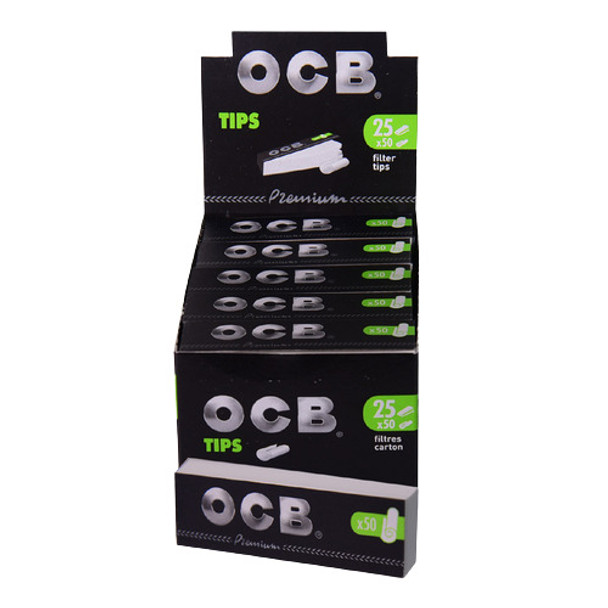  OCB PREMIUM FLAT TIP BOOK 50CT/25PK 