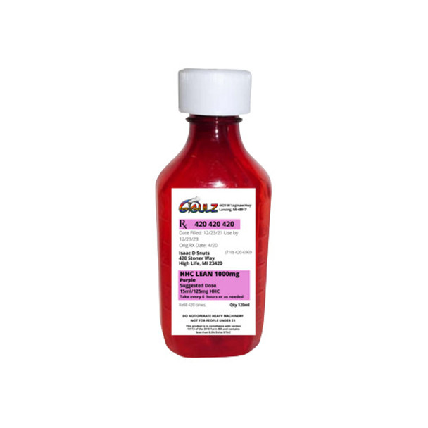  GIGULZ HHC LEAN 1000MG 4 OZ. BOTTLE 