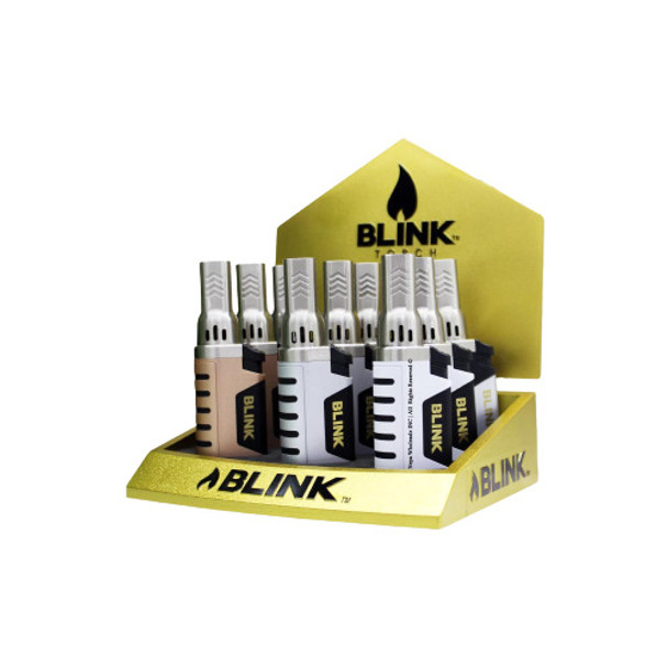  BLINK UNIX ADJUSTABLE FLAME TORCH LIGHTERS 9ct/DISPLAY. 