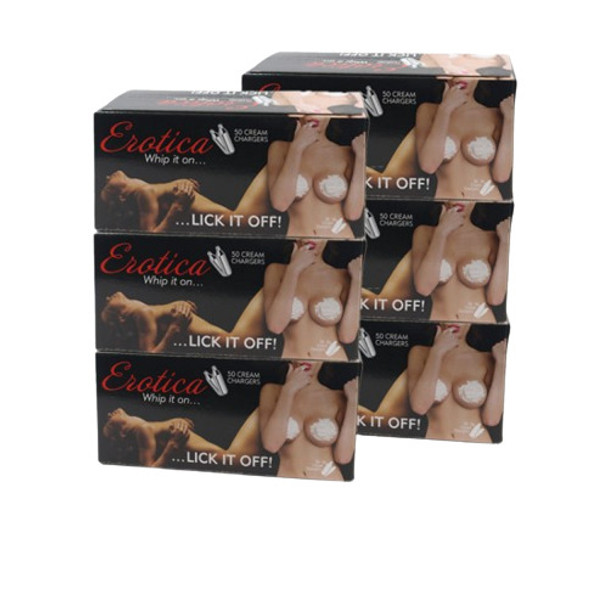  EROTICA CREAM CHARGERS 50CT/PK (FOOD PURPOSE ONLY) 