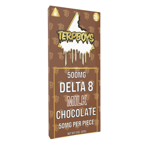  TERPBOYS DELTA 8 CHOCOLATE BAR 500MG DISPLAY  10CT. 