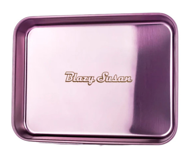  BLAZY SUSAN STAINLESS STEEL ROLLING TRAY 