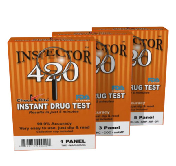  INSPECTOR 420 INSTANT DRUG TESTING KIT - PANEL 3 