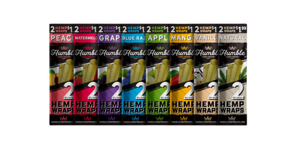  HUMBLE PRE-ROLLED CONICAL WRAPS - 2CT/PK - 25PK DISPLAY 