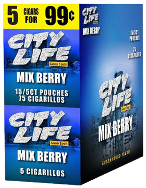 CITY LIFE CIGARS 5CT/15PK (PRE PRICED $0.99)