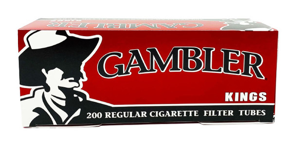  GAMBLER REGULAR CIGARETTE TUBES 200CT. | 5 CARTONS/PK 