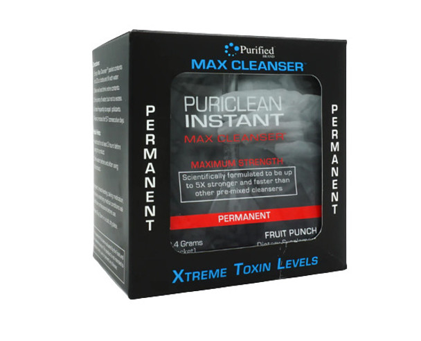  PURIFIED PERMANENT MAX CLEANSER POWDER (FRUIT PUNCH) 7CT/PK 
