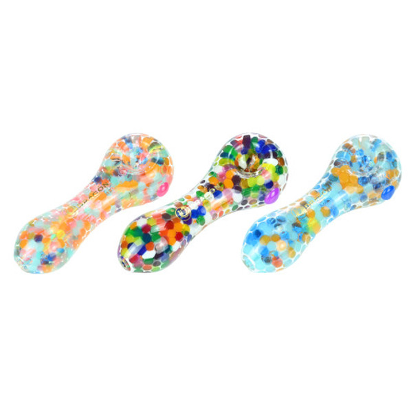  DRAGON 5" COLOR ORB HAND PIPE - ASST. DESIGNS 