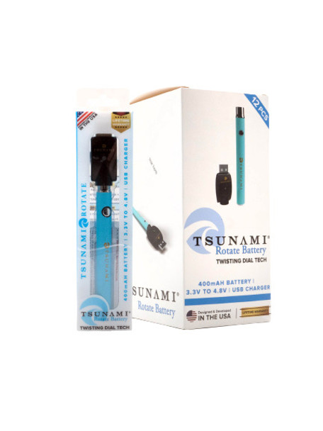  TSUNAMI ROTATE 400MAH VV SLIM BATTERY 1CT 