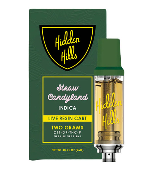  HIDDEN HILLS LIVE RESIN FIRE BLEND 2G CARTRIDGE 1CT 