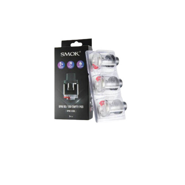 SMOK RPM 85/100 EMPTY POD 3CT/PK