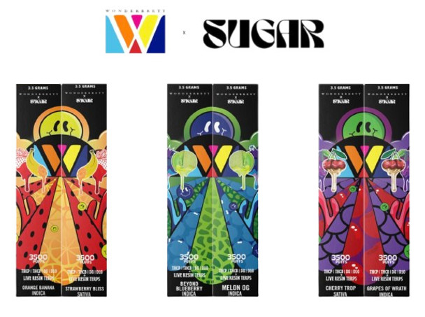 SUGAR EXTRAX WONDERBRETT X SUGAR DUAL 3.5G DISPOSABLE 5CT/DISPLAY 