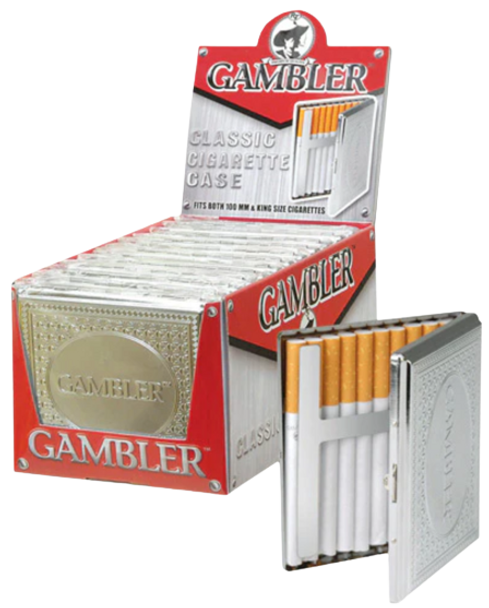 GAMBLER CLASSIC CIGARETTE CASE 12CT/DISPLAY