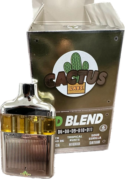 CACTUS LABS SIX SHOOTER 5D BLEND 6G DISPOSABLE 5CT/DISPLAY