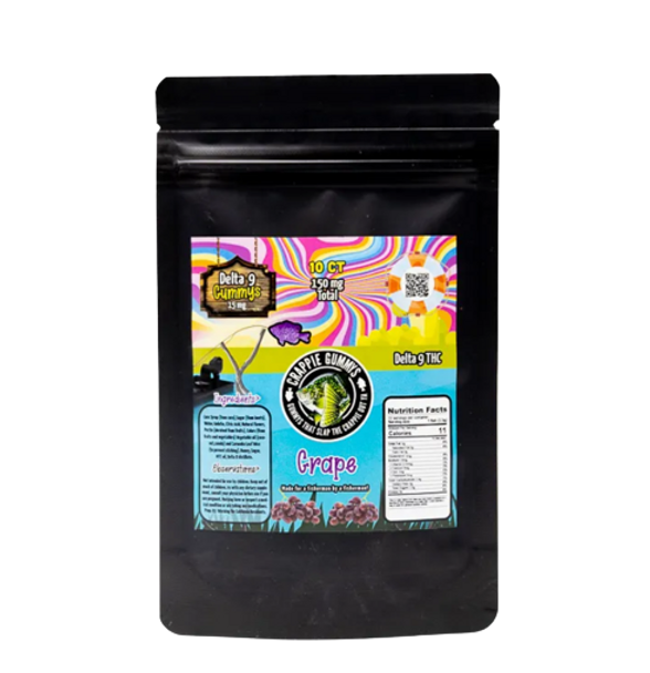 CRAPPIE GUMMYS 150MG DELTA-9 GUMMIES 10CT/150MG BAG