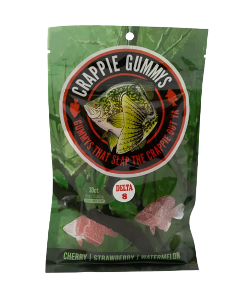 CRAPPIE GUMMYS 1500MG DELTA-8 BAG 30CT/50MG ASST. FLAVORS