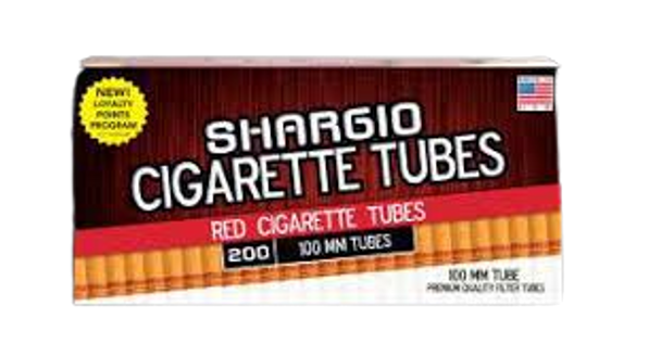 SHARGIO 100MM CIGARETTE TUBES 200CT 5 CARTONS