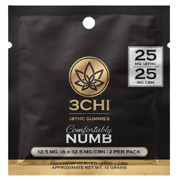 3CHI COMFORTABLY NUB 2CT/PK 25PK/DISPLAY