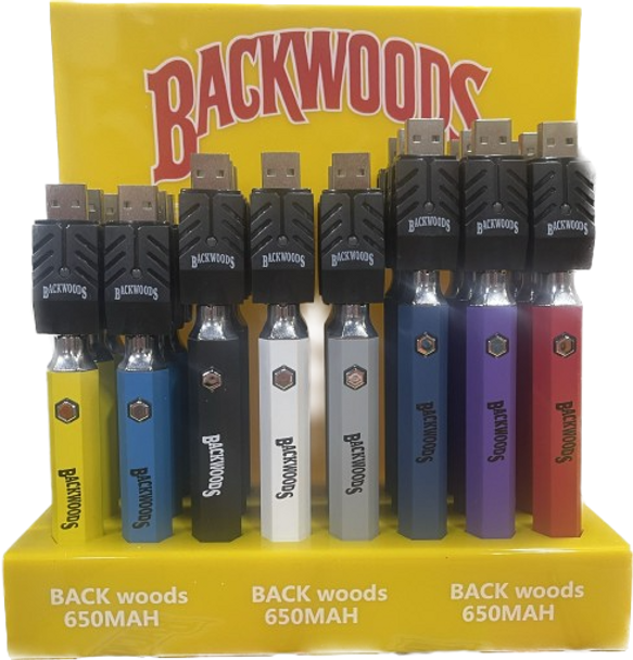 BACKWOOD TWIST 510 BATTERY 24CT. DISPLAY