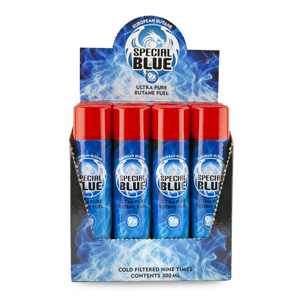 SPECIAL BLUE 9X ULTRA PURE EUROPEAN BUTANE 300ML - 12CT