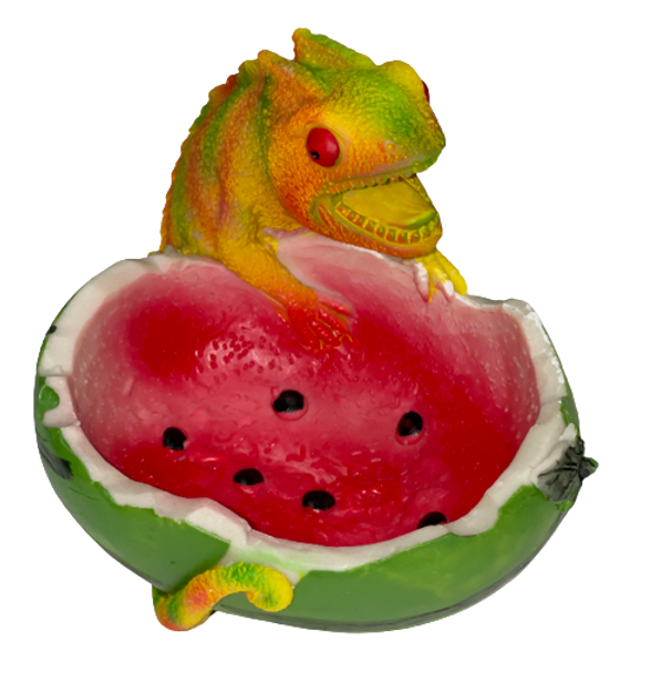 CHAMELEON WATERMELON ASHTRAY ASST COLORS