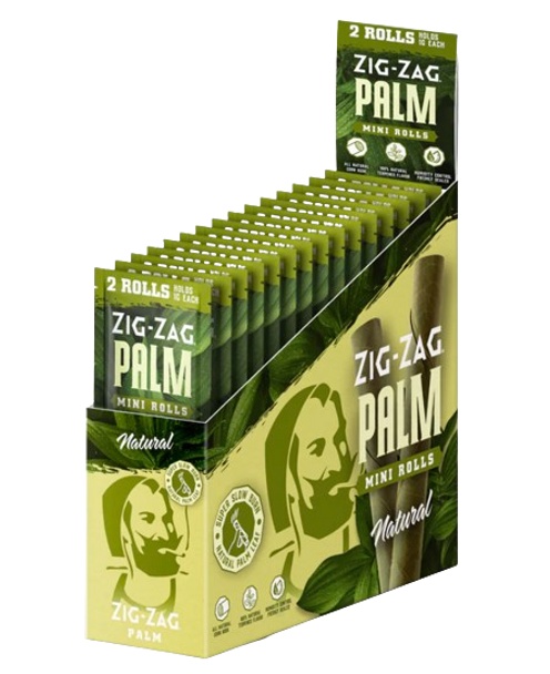 ZIG-ZAG PALM 1G MINI ROLLS 2CT/PK 15PK/DISPLAY