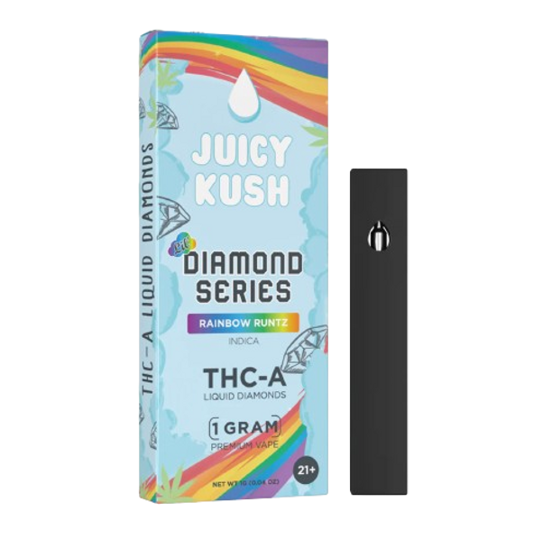 JUICY KUSH LIL' DIAMOND SERIES [THC-A + DELTA-8 LIVE RESIN] 1G DISPOSABLE 5CT/DISPLAY