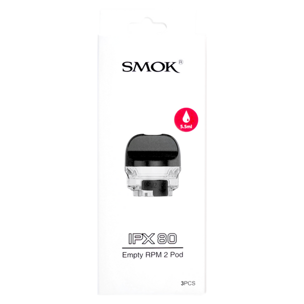 SMOK@ IPX80 REPLACEMENT PODS 3CT/PK.