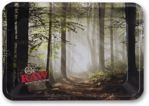 RAW ROLLING METAL SMOKEY FOREST TRAY(S,M,L)