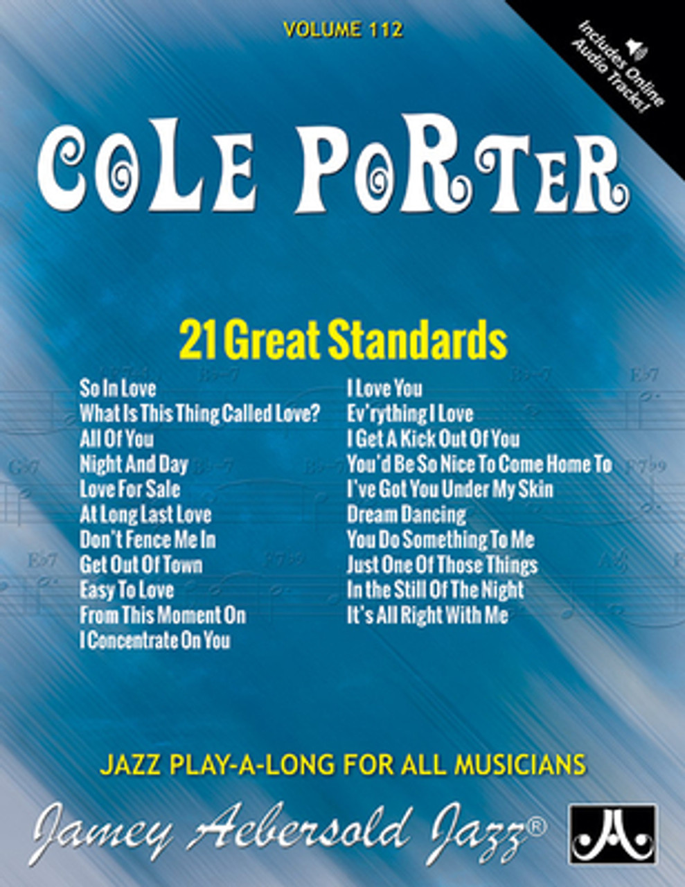 Jamey Aebersold Jazz -- Cole Porter, Vol 112: 21 Great Standards, Book &  Online Audio #112 (PB) (2015)