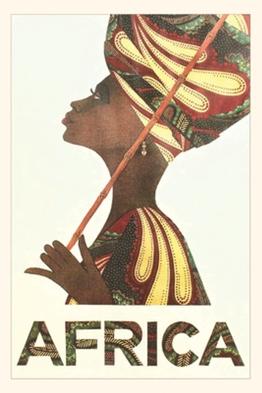 Vintage Journal Africa Travel Poster (PB) (2021)