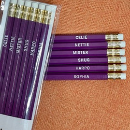 Purple Pencil Set