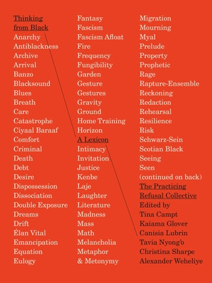 Thinking from Black: A Lexicon (PB) (2026)