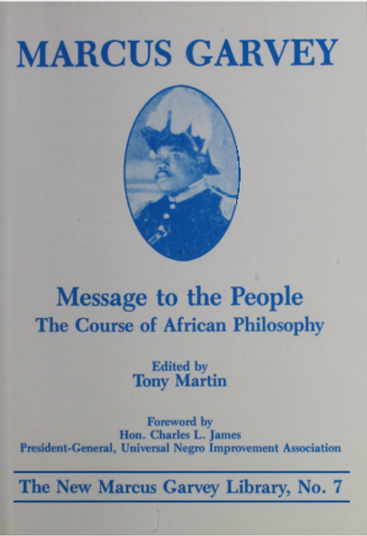 Message to the People: The Course in of African Philosophy