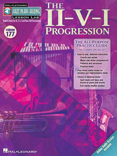 The II-V-I Progression: Jazz Play-Along Lesson Lab (Volume 177) Book with Online Audio (PB) (2014)