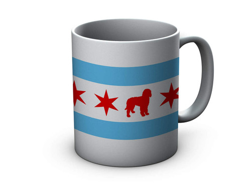 Chicago Flag Doodle Ceramic Mug