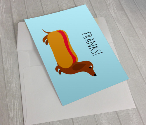 Franks! Thank You Card