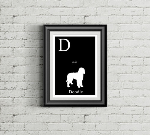 D is for Doodle Alphabet Art Print