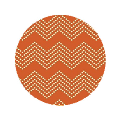 Orange Splash Chevron Dog Leash
