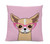 Chihuahua with Glasses Pillow