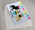 Black and Fawn French Bulldog Birthday Card