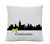 Chicago Skyline Gold Pug Pillow