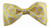 Dog Bow Tie Accessory in Yellow + Gray Dot