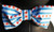 Chicago Flag Bow Tie Dog Collar Set