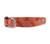 Orange Splash Chevron Dog Collar