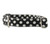 Ebony Dot Bow Tie Dog Collar