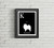 K is for Keeshond Alphabet Art Print