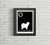 O is for Old English Sheepdog Alphabet Art Print
